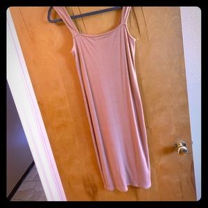 Forever 21 tan midi dress worn once!